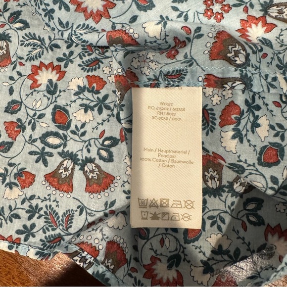 Boden Ruffle Sleeveless Cotton Top Size 10 - Picture 6 of 7